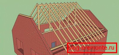 Polkrogna streha to naredite sami - konstrukcija in strešni