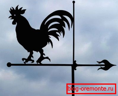 Tradicionalna vetrnica v obliki petelina