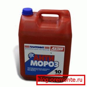 Aditiv proti zmrzovanju za beton