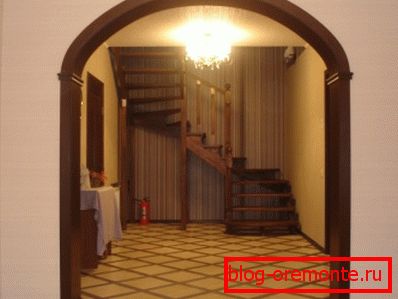 Arch v sobi z nizkimi stropi Arch v sobi z nizkimi stropi