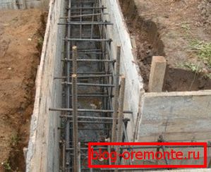 Okrepitev traku temelj Okrepitev traku temelj