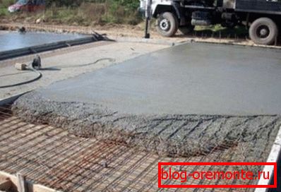 Okrepitev cementnega peska estrih Okrepitev cementnega peska estrih