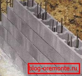 Betonski bloki so nepogrešljivi pri gradnji temeljev trakov Betonski bloki so nepogrešljivi pri gradnji temeljev trakov