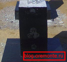 Za določitev skupne prostornine materiala za stolpično podlago izračunajte prostornino enega stolpca.