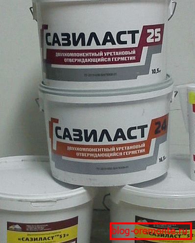 Dvokomponentna tesnilna masa для бетонных полов Сазиласт