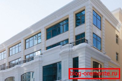Sprednji elementi iz betona iz steklenih vlaken na stavbi Sprednji elementi iz betona iz steklenih vlaken na stavbi