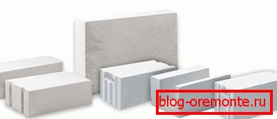 Oblike plinskih betonskih koncev Oblike plinskih betonskih koncev