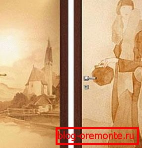 Tiskanje fotografij na notranja vrata Tiskanje fotografij na notranja vrata