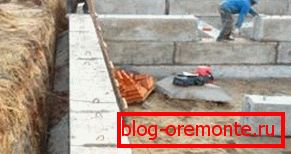 Temelj betonskih plošč Temelj betonskih plošč