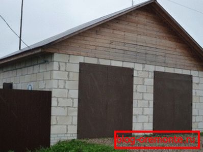 Garaža betonskih opek