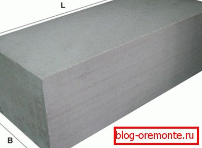Blokirni betonski blok ima natančno geometrijo