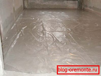 Hidroizolacija s plastično folijo Hidroizolacija s plastično folijo