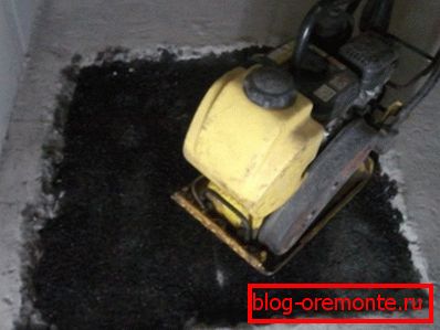 Uporaba tega materiala za popravilo tal s sočasno izdelavo hidroizolacije Uporaba tega materiala za popravilo tal s sočasno izdelavo hidroizolacije