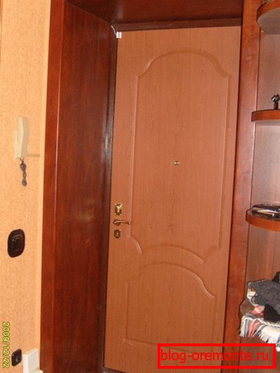 Lesene pobočja kako narediti pobočja na vhodnih vratih