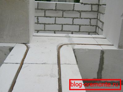 Zidani betonski zidovi s tanki šivi