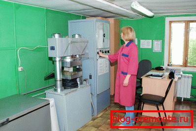 Kontrola betona v laboratoriju Kontrola betona v laboratoriju