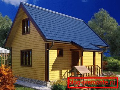 Počitniška hiša z dnevno sobo, spalnico in kuhinjo Počitniška hiša z dnevno sobo, spalnico in kuhinjo