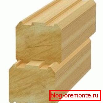 Pritrditev profiliranega lesa. Pritrditev profiliranega lesa.