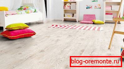 Laminat v vrtcu