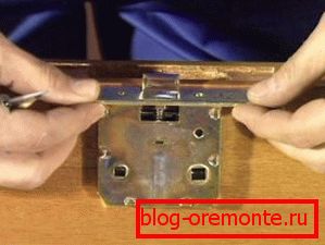 Vstavite ključavnico v notranja vrata notranja vrata kako namestiti