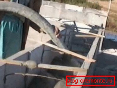 Monolitna konstrukcija z uporabo pene betona Monolitna konstrukcija z uporabo pene betona