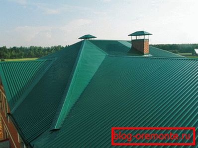 Namestitev профнастила