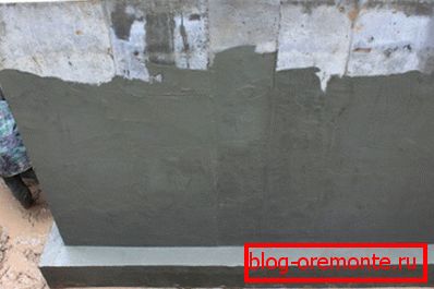 Na fotografiji - uporaba cementno-polimerne prevleke Na fotografiji - uporaba cementno-polimerne prevleke