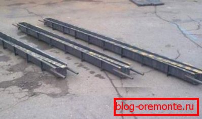Na fotografiji - primer izdelave opažev različnih dolžin. Na fotografiji - primer izdelave opažev različnih dolžin.