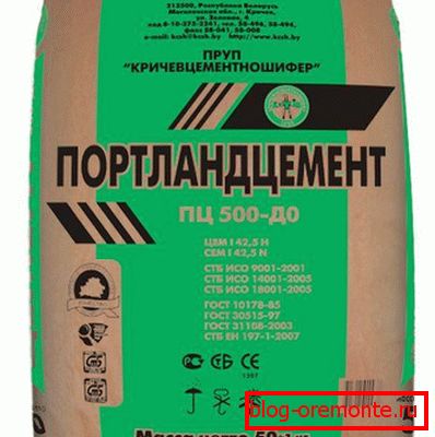 V foto cementu M500 brez aditivov, idealen za trdne temelje V foto cementu M500 brez aditivov, idealen za trdne temelje