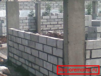 Foto okvirja iz armiranega betona, da se zagotovi moč celotne stavbe. Foto okvirja iz armiranega betona, da se zagotovi moč celotne stavbe.
