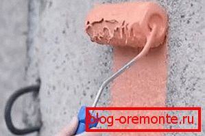 Premazni premaz na steni Premazni premaz na steni