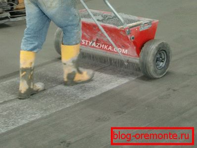 Uporaba utrjevalne mešanice Uporaba utrjevalne mešanice