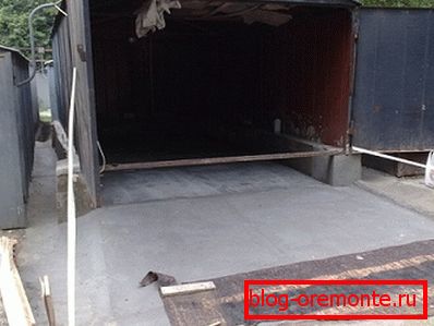 Ne pozabite na betoniran vstop v garažo