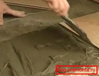 Uporaba mešanice za lepljenje pokrita veranda