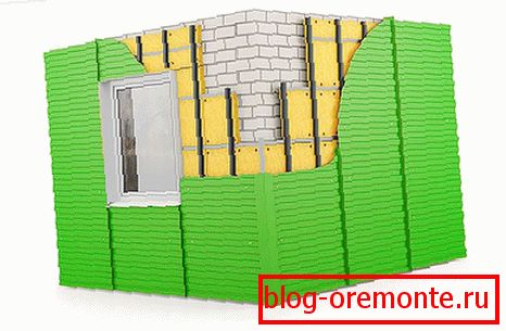 Shema stenske obloge valovita