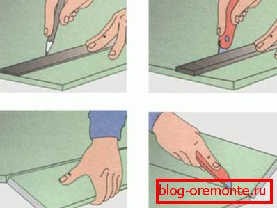 Priprava suhih listov za montažo Priprava suhih listov za montažo