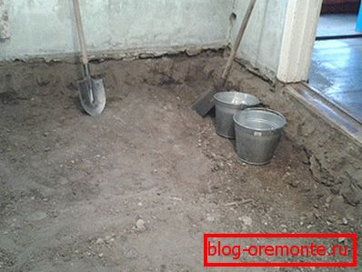 Priprava tal za betoniranje
