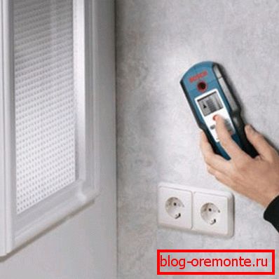 Preverite prisotnost žic v steni Preverite prisotnost žic v steni