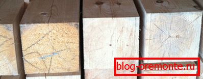 Pri izbiri materiala natančno preglejte konec lesa, če je na njem veliko razpok, se bo tak les hitro porušil zaradi padcev temperature Pri izbiri materiala natančno preglejte konec lesa, če je na njem veliko razpok, se bo tak les hitro porušil zaradi padcev temperature
