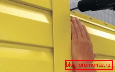 Primer pritrditve stranske strani Primer pritrditve stranske strani