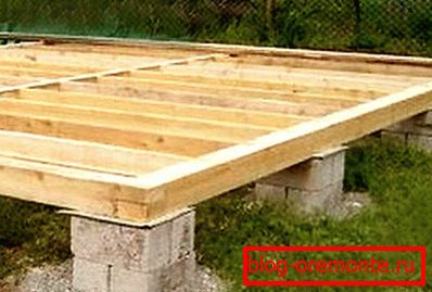 Primer polaganja prve vrstice in nosilcev na stolpičnem podstavku Primer polaganja prve vrstice in nosilcev na stolpičnem podstavku