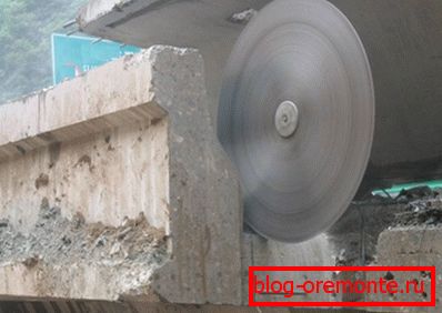 Načelo rezanja betonskih izdelkov z diamantnimi krogi Načelo rezanja betonskih izdelkov z diamantnimi krogi