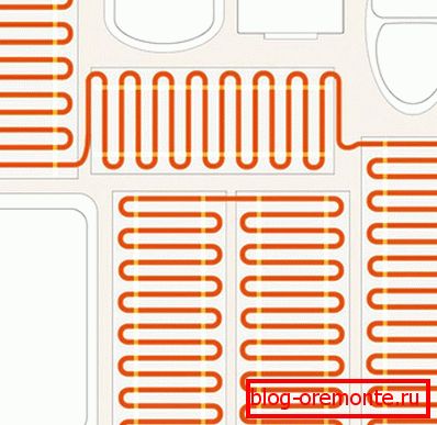 Projekt električnega talnega ogrevanja