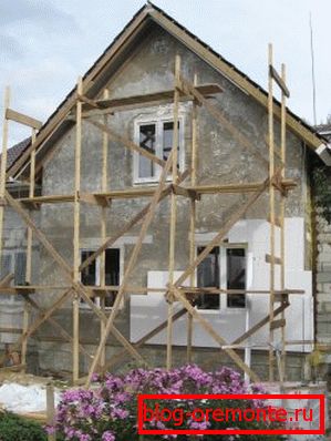 Proces izolacije fasade Proces izolacije fasade