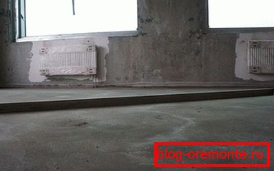 Preverite ravnost betonskega dna