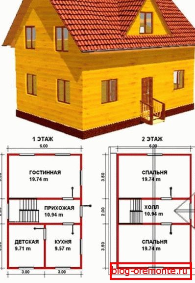 Izračun objekta 6x9 Izračun objekta 6x9