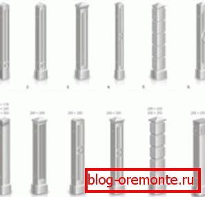 Različne betonske ograje Različne betonske ograje