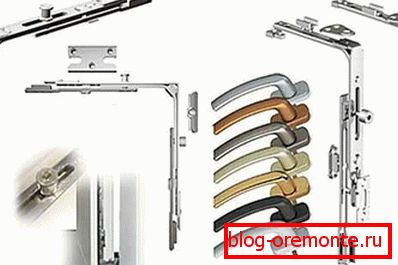 Komponente za vrata PVC Komponente za vrata PVC