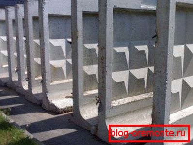 Samokrepane betonske ograje Samokrepane betonske ograje