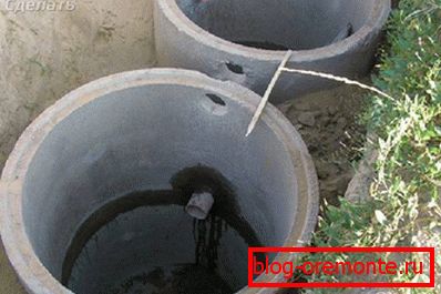 Betonski ring septični rezervoar